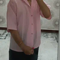 شومیز باکسی صورتی