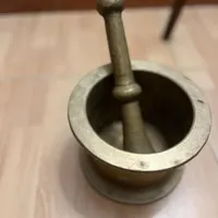 هاون برنجی قدیمی با سابقه ۵۰ ساله
