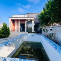 ویلا نما مدرن با استخر چهارفصل ۲۷۲متری سنددار