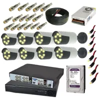 دوربین مداربسته با هارد/ترانس آداپتور به قیمت عمده