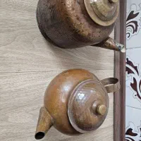 کتری و قوری مسی کارکرده|قوری، کتری، قهوه‌ساز دستی|مشهد, سجاد شهر|دیوار