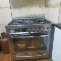 اجاق گاز فر دار تمام استیل|اجاق گاز و لوازم برقی پختوپز|بندرلنگه, |دیوار