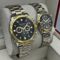 ست و تک ساعت طرح سه موتوره تقویم دار برند کاسیو