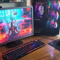 کیس گیمینگ با گرافیک 5700xt|رایانه رومیزی|گرگان, |دیوار