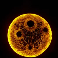 تابلو ماه چراغ خواب