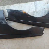 گلگیر ۴۰۵ مشکی بی رنگ نیاز به قلم گیری سمت شاگرد