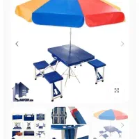 میز و صندلی تاشو مسافرتی ۴ نفره