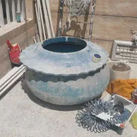 دو عدد گلدان یا حوضچه بزرگ جنس عالی