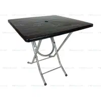 میز تاشو مشکی پلاستیکی نو