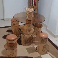 میز روستیک خاص|میز و صندلی غذاخوری|تهران, صد دستگاه|دیوار