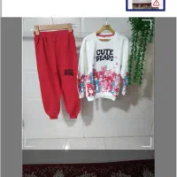 بلوز وشلوار دخترانه پنبه دورس|کفش و لباس بچه|کاشمر, |دیوار