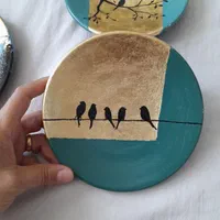 دیوارکوب سفالی|تابلو، نقاشی، عکس|آبیک, |دیوار