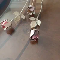 گل رز نقره|صنایع دستی و سایر لوازم تزئینی|تهران, قزل قلعه|دیوار