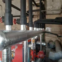 عایق کاری لوله و موتور خونه با عایق الاستومری