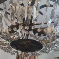 لوستر برنز قدیمی|لوستر و چراغ آویز|تهران, شهرک مخابرات|دیوار