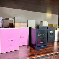 شیشه خالی عطر با کارتن داری
