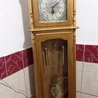 ساعت ایستاده چوب گردو