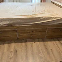 تخت خواب دونفره با تشک رویال نونو