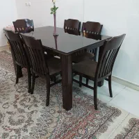 میز ناهارخوری ۶ نفره سالم درحد خیلی نو