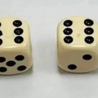 تخته نرد چوب گردو سیاه تاس استخوانی و ورق