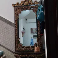 ساعت ایستاده ، آینه کنسول سالم