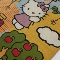 فرش کودک بچگانه ۴ متری کاملا سالم در حد نو|فرش|ری, دولتآباد|دیوار