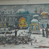 تابلوی نقاشی رنگ روغنی استاد چناری