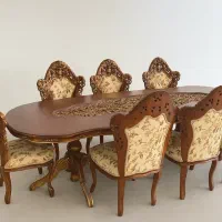 ست مبل استیل ۹ نفره به + سرویس نهار خوری ۱۰ نفره|مبلمان خانگی و میز عسلی|قم, عمار یاسر|دیوار