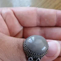 انگشتر مردانه عقیق طوسی عراقی اصل رکاب نقره دستساز|جواهرات|اسلام‌شهر, شهرک قائمیه|دیوار