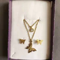 دو نیم ست استیل رنگ ثابت نو