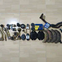 لوازم یدکی زیربندی جلوبندی لنت ترمز دسته موتورسمند