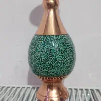 فروش تکی جاشکلاتی و گلدان مسی فیروزه کوب|صنایع دستی و سایر لوازم تزئینی|گنبد کاووس, |دیوار