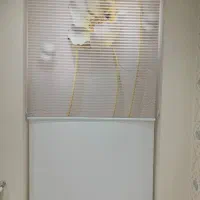 پرده زبرا گلدار درحدنو|پرده، رانر، رومیزی|نیشابور, شهرک فیروزه|دیوار