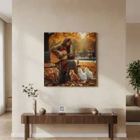 تابلو شیک و زیبا ، همراه کد QR متحرک سازی