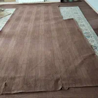 موکت طرح پارکت رنگ فندقی