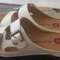 صندل دمپایی زنانه چرم طبی اصل طبیعی اورجینال نونو|کیف، کفش، کمربند|تهران, مختاری|دیوار