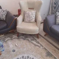 مبلمان ۸نفره+میز وسط و ۳عدد گل میز|مبلمان خانگی و میز عسلی|اهواز, سپیدار|دیوار