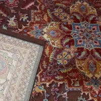 گلیم فرش گل برجسته ی ۶متری