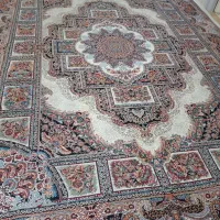فرش ماشینی 12متری700شانه طرح  نساجی قاجار