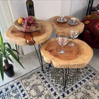 میز عسلی روستیک دفرمه  حراج|مبلمان خانگی و میز عسلی|کرج, فاز ۱ مهرشهر|دیوار