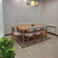 میز و صندلی ناهارخوری مینیمال (مبلمان ستاره طلایی)