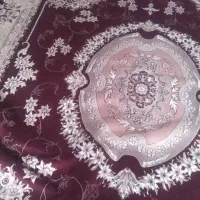 فرش ۱۲ متری ۲عدد زرشکی فرش کاشان|فرش|کاشمر, |دیوار