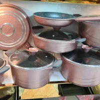 سرویس قابلمه چدن گرانیتی بالنتینی