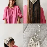 مینی اسکارف دستبافت|لباس|کیش, |دیوار