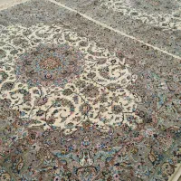 جفت فرش 6 متری دستباف نو گل ابریشم