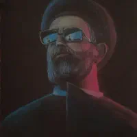 نقاشی رهبر شهید