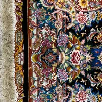 زرنیم دستبافت تبریز نقشه سالاری(دو متن ابریشم)|فرش|تهران, ایرانشهر|دیوار