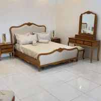 سرویس خواب ابزاری فرانسوی/تختخواب/پاتختی/میزآرایش