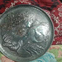 سینی مسی قلم زنی شده