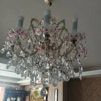 لوستر کریستال اصل|لوستر و چراغ آویز|تبریز, |دیوار